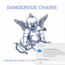 Load image into Gallery viewer, Dangerous Chairs "I Wanna Be Loved" 7" vinyl single 2026 I-94-031
